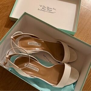 Aquazzura Raffia Sundance Sandal